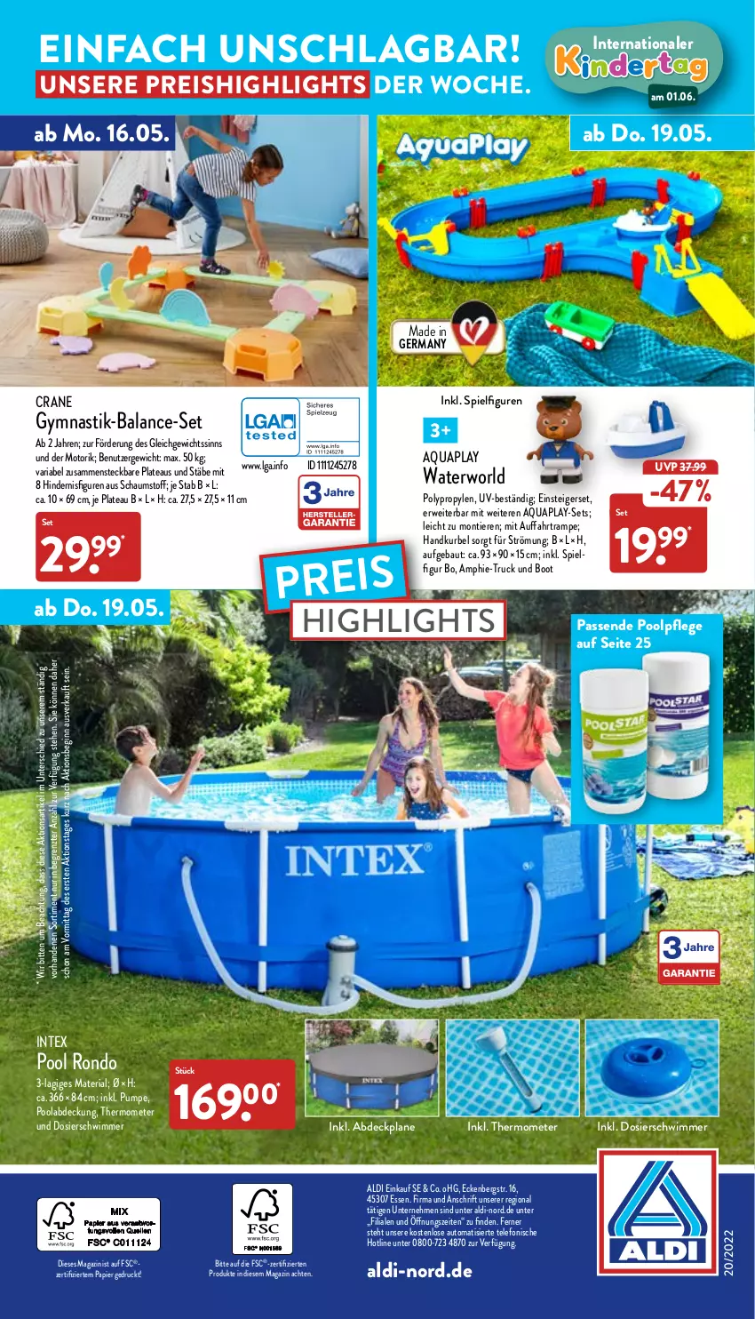 Aktueller Prospekt Aldi Nord - Aldi-Aktuell - von 16.05 bis 21.05.2022 - strona 38 - produkty: abdeckplane, aldi, aqua, asti, auto, Bau, eis, Germ, gin, LG, magazin, ndk, papier, pool, reis, Ria, rwe, telefon, thermometer, Ti, Tiere, ZTE