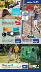 Gazetka promocyjna Aldi Nord - Aldi-Aktuell - Gazetka - ważna od 21.05 do 21.05.2022 - strona 19 - produkty: auto, ball, Bau, Fußball, gin, gyros, hering, Holz, Kinder, korb, Kugel, LG, Longboard, quad, Quadro, Ria, ring, Skateboard, smartphone, speicherkarte, Spiele, Ti, ZTE