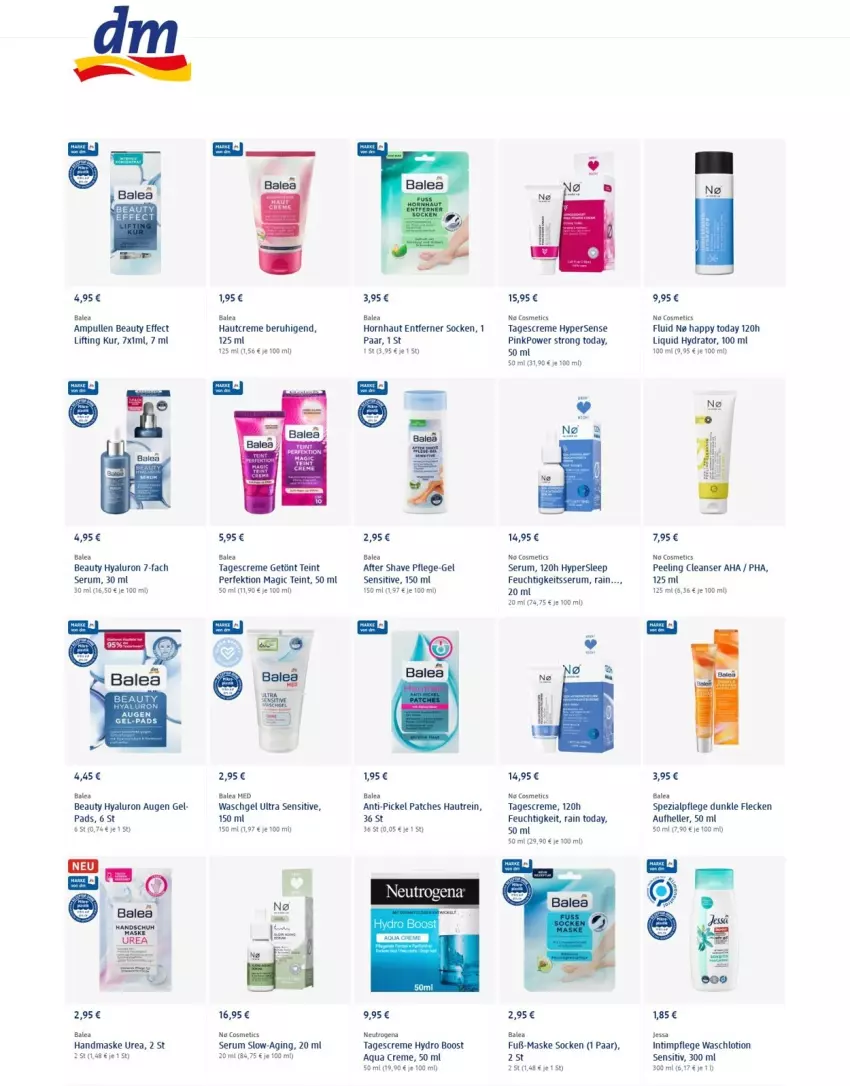 Aktueller Prospekt Dm Drogerie - Prospekte - von 10.02 bis 16.02.2022 - strona 3 - produkty: after shave, aqua, creme, Effect, elle, gin, Heu, hyaluron, Intimpflege Waschlotion, Lotion, Maske, Peeling, Persen, rum, Serum, socken, Spezi, tagescreme, Ti, waschgel, Waschlotion