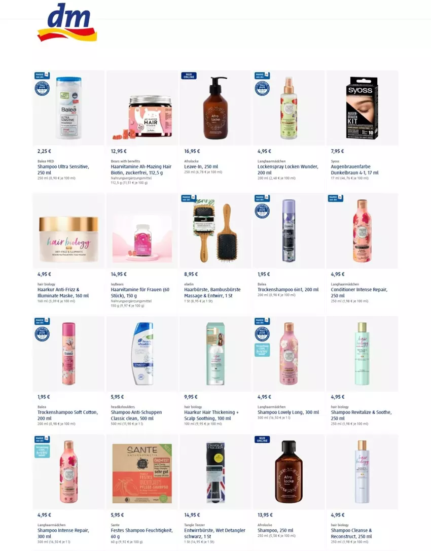 Aktueller Prospekt Dm Drogerie - Prospekte - von 10.02 bis 16.02.2022 - strona 4 - produkty: bambus, bio, braun, bürste, Maske, Revital, SANTE, shampoo, Tangle Teezer, tee, Ti, Trockenshampoo, usb, vita, Vitamine, zucker