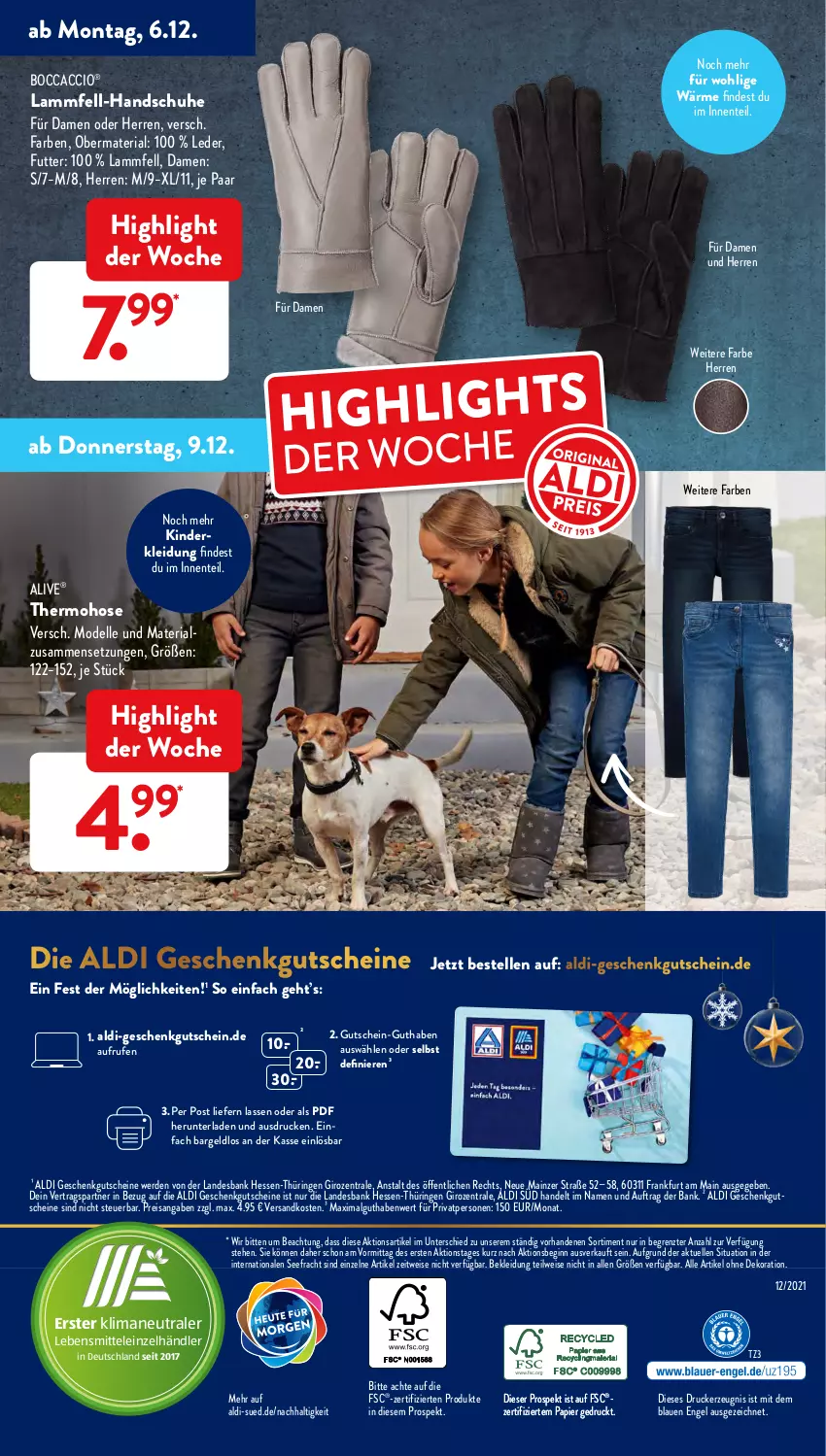 Aktueller Prospekt AldiSud - ALDI Aktuell - von 06.12 bis 11.12.2021 - strona 34