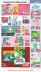 Gazetka promocyjna Famila - Prospekte - Gazetka - ważna od 29.04 do 29.04.2023 - strona 29 - produkty: aktiv gel, allzweckreiniger, aqua, ariel, balsam, binden, camelia, decke, eis, ente, febreze, feuchttücher, flasche, Frosch, geschirr, geschirrspülmittel, Heu, hipp, lenor, lenor weichspüler, Meister, meister proper, milch, pampers, papier, Pods, reiniger, reis, scheuermilch, spülmittel, Tasche, taschen, taschentücher, Textilerfrischer, Ti, toilettenpapier, tücher, wc ente, weck, weichspüler, windeln, zewa, zitrone, ZTE