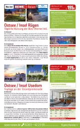 Gazetka promocyjna Rewe Reisen - Reiseprospekt - Gazetka - ważna od 30.12 do 30.12.2022 - strona 27 - produkty: axe, Bad, Bebe, bett, bettwäsche, buch, decke, dusche, eier, eis, handtuch, hering, Herings, inklusivleistungen, Kaiser, Kreide, küche, Küchen, Küchenzeile, kurtaxe, leine, LG, Liege, Mode, Reinigung, reis, ring, rum, stuhl, Ti, tuc, uhr