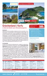 Gazetka promocyjna Rewe Reisen - Reiseprospekt - Gazetka - ważna od 30.12 do 30.12.2022 - strona 9 - produkty: angebot, aqua, aust, Bad, Bademantel, Badewanne, ball, bett, buch, deutschsprachige reiseleitung, dusche, eier, eis, elle, ente, fisch, fische, Fischer, Garten, hama, inklusivleistungen, Kinder, kosmetik, Kosmetikspiegel, küche, kühlschrank, Liege, mac, mam, Mantel, Mode, natur, olive, oliven, orange, orangen, pool, reis, rezept, rum, Schal, schirme, Schrank, sensations, snack, Sofa, spiegel, Sport, telefon, Ti, tisch, uhr, usb, Wanne, WICK, zitrone, zitronen