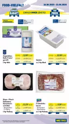 Gazetka promocyjna Metro - Wochen-Angebote Gastro - Gazetka - ważna od 21.06 do 21.06.2025 - strona 10 - produkty: angebot, bacon, Becher, beutel, cocktail, cocktails, eimer, eis, essig, flasche, hinterkochschinken, kartoffel, kartoffelsalat, Käse, Kette, kochschinken, Kroketten, mac, milch, reis, salakis, salat, schinken, schnitten, Schöller, Ti, tiefpreis, tisch, ziegenkäse