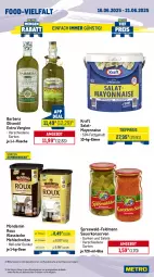 Gazetka promocyjna Metro - Wochen-Angebote Gastro - Gazetka - ważna od 21.06 do 21.06.2025 - strona 12 - produkty: angebot, auer, bio, bionade, bohne, bohnen, caffè crema, coca-cola, cola, coupon, eimer, eis, erdnüsse, flasche, getränk, getränke, gin, gurke, gurken, Konserven, kraft, lavazza, mayonnaise, mehl, mondamin, olive, oliven, olivenöl, olivenöl extra, Palette, reis, salat, salate, salz, spreewald-feldmann, Ti, tiefpreis, Yo