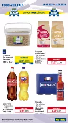 Gazetka promocyjna Metro - Wochen-Angebote Gastro - Gazetka - ważna od 21.06 do 21.06.2025 - strona 13 - produkty: angebot, auer, bio, bionade, bohne, bohnen, caffè crema, coca-cola, cola, coupon, eimer, eis, erdnüsse, flasche, getränk, getränke, gin, gurke, gurken, Konserven, kraft, lavazza, mayonnaise, mehl, mondamin, olive, oliven, olivenöl, olivenöl extra, Palette, reis, salat, salate, salz, spreewald-feldmann, Ti, tiefpreis, Yo