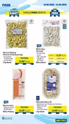 Gazetka promocyjna Metro - Wochen-Angebote Gastro - Gazetka - ważna od 21.06 do 21.06.2025 - strona 6 - produkty: ananas, beere, beeren, beutel, brombeere, brombeeren, eis, erdbeere, erdbeeren, fisch, fische, früchte, garnelen, lachs, meeresfrüchte, melone, melonen, Metro, Muscheln, obst, Räucherlachs, reis, ring, Schal, Schale, schnitten, Ti, tiefpreis, Tintenfischringe, wasser, wassermelone, wassermelonen