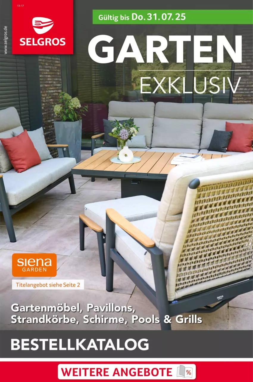 Aktueller Prospekt Selgros - Garten Exklusiv - von 20.03 bis 31.07.2025 - strona 1 - produkty: angebot, angebote, Elan, Garten, grill, LG, Ti, tuc