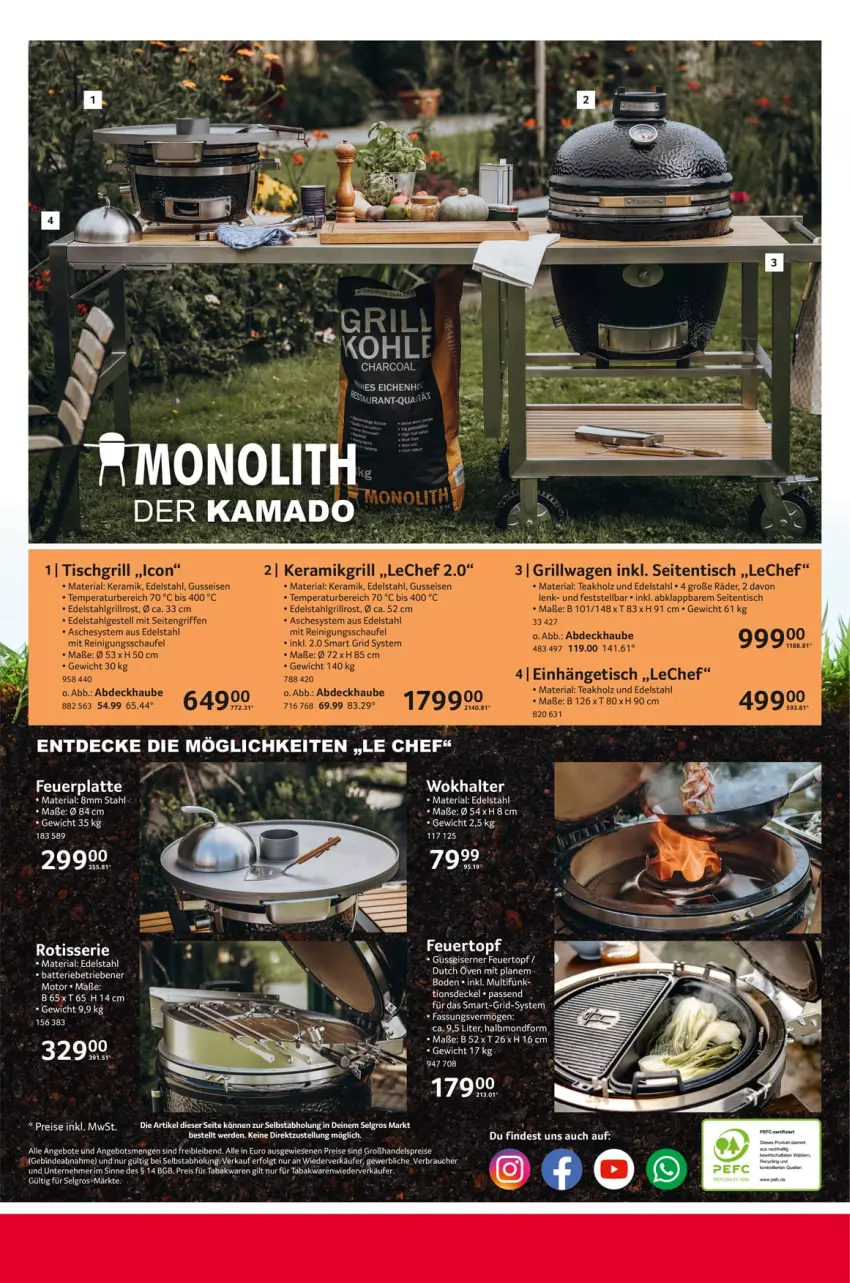 Aktueller Prospekt Selgros - Garten Exklusiv - von 20.03 bis 31.07.2025 - strona 36 - produkty: angebot, angebote, decke, edelstahl, eis, latte, LG, Rauch, reis, Ria, Ti, topf, wok