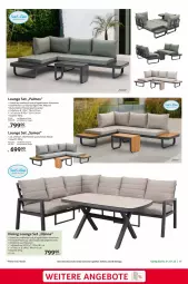 Gazetka promocyjna Selgros - Garten Exklusiv - Gazetka - ważna od 31.07 do 31.07.2025 - strona 17 - produkty: armlehnen, eis, elle, erde, Holz, HP, kissen, reis, Ria, rückenlehne, Sofa, Ti, tisch