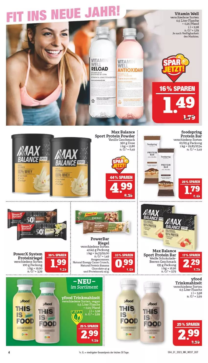 Aktueller Prospekt Marktkauf - Prospekt - von 01.01 bis 07.01.2022 - strona 4 - produkty: beere, beeren, cola, eis, flasche, limette, limetten, mac, Mett, metten, natur, natura, reis, rel, riegel, ring, schoko, schokolade, Sport, Ti, vanille, vita, Vitamin B, Weiße Schokolade, zitrone, zitronen, ZTE