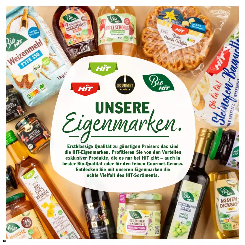 Aktueller Prospekt Hit - Feinkostbroschüre - von 04.03 bis 30.03.2024 - strona 18 - produkty: bio, decke, eis, nuss, reis, Ti, Tiere