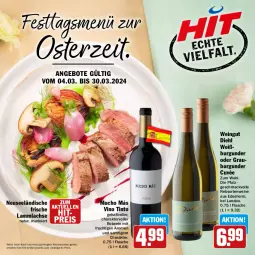 Gazetka promocyjna Hit - Feinkostbroschüre - Gazetka - ważna od 30.03 do 30.03.2024 - strona 1 - produkty: aktionspreis, angebot, angebote, burgunder, cuvée, eis, elle, flasche, frucht, lachs, lamm, lammlachse, mac, mit frucht, natur, rebsortenweine, reis, rotwein, Ti, wein, weine
