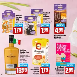 Gazetka promocyjna Hit - Feinkostbroschüre - Gazetka - ważna od 30.03 do 30.03.2024 - strona 24 - produkty: aktionspreis, beutel, butter, creme, eier, eierlikör, eis, flasche, likör, marzipan, mehl, reis, rum, Spezi, Ti, weizenmehl
