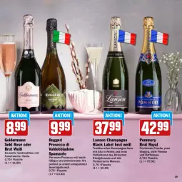 Gazetka promocyjna Hit - Feinkostbroschüre - Gazetka - ważna od 30.03 do 30.03.2024 - strona 29 - produkty: black label, brut, champagne, champagner, ecco, elle, finesse, flasche, geldermann, lack, prosecco, puma, sekt, spumante, Ti, tisch, valdo