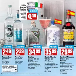 Gazetka promocyjna Hit - Feinkostbroschüre - Gazetka - ważna od 30.03 do 30.03.2024 - strona 30 - produkty: aktionspreis, dry gin, eis, eiswürfel, Elefant, fever-tree, Finish, flasche, frucht, gin, kirsch, kirsche, kirschen, london dry, london dry gin, mac, reis, saft, sirup, Soda, tee, thomas henry, Ti, wasser, würfel, zitrone, zitronen, zitronensaft