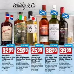 Gazetka promocyjna Hit - Feinkostbroschüre - Gazetka - ważna od 30.03 do 30.03.2024 - strona 31 - produkty: asti, flasche, frucht, irish whiskey, islay single malt, laphroaig, leine, Matusalem, monster, Rauch, rum, salz, scotch, scotch whisky, single malt, Ti, whiskey, whisky
