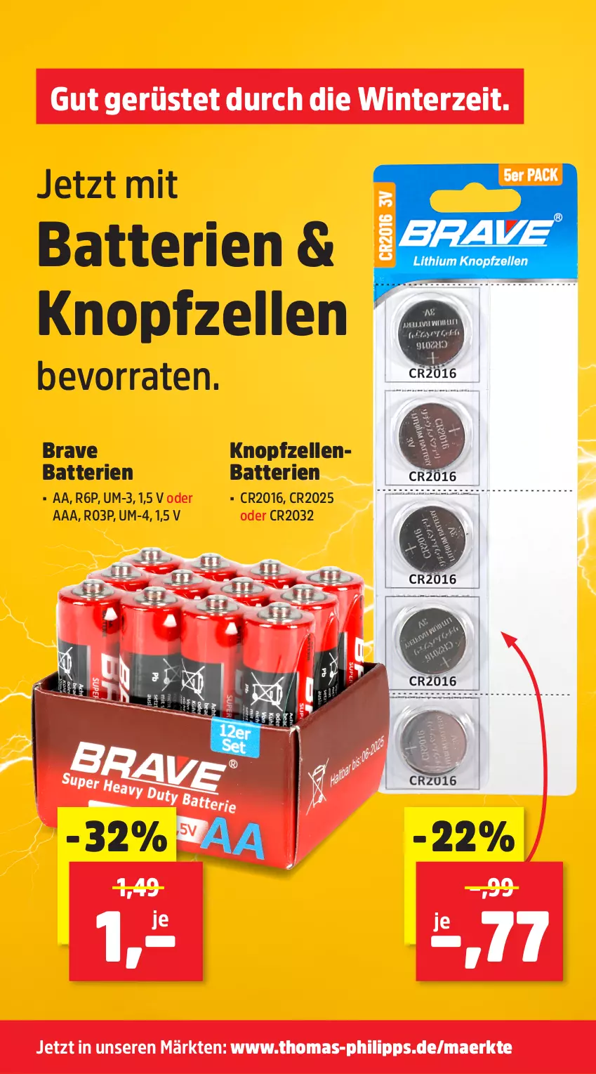 Aktueller Prospekt Thomas Philipps - von 08.09 bis 13.09.2025 - strona 7 - produkty: batterie, batterien, elle