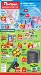 Gazetka promocyjna Thomas Philipps - Gazetka - ważna od 13.09 do 13.09.2025 - strona 1 - produkty: apfel, auto, Bau, baumwolle, bett, bettwäsche, bio, blume, blumen, eis, elle, erdnuss, Garten, Gummistiefel, Holz, Kinder, kirsch, kirsche, kissen, Knödel, Komposter, Laubsauger, LG, Meisenknödel, nuss, obst, Ria, ring, sac, sonnenblume, sonnenblumen, Sonnenblumenkerne, Ti, tisch, topf, wolle
