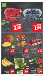 Gazetka promocyjna Marktkauf - Prospekt - Gazetka - ważna od 20.08 do 20.08.2022 - strona 8 - produkty: aprikose, aprikosen, banane, bananen, beere, beeren, bio, deka, edeka bio, gin, himbeer, himbeere, himbeeren, Lauchzwiebel, lauchzwiebeln, mango, radieschen, Romanasalat, salat, Schal, Schale, tee, Ti, zwiebel, zwiebeln