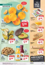 Gazetka promocyjna Combi - Prospekte - Gazetka - ważna od 02.12 do 02.12.2023 - strona 3 - produkty: angebot, angebote, avocado, avocados, backwaren, baguette, beutel, Birnen, brötchen, clementinen, Donut, donuts, eis, Elefant, erdnüsse, feta, flasche, Innocent, kracher, Meister, Ofen, reis, säfte, sim, steinofen, stube, tafelbirnen, telefon, Ti, ZTE, zwiebel