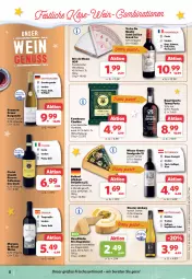 Gazetka promocyjna Combi - Prospekte - Gazetka - ważna od 02.12 do 02.12.2023 - strona 8 - produkty: auer, Bergkäse, bio, blauer zweigelt, brie, burgunder, cheddar, chia, chianti, cin, cuvée, deutscher schnittkäse, eis, fisch, flasche, französischer weichkäse, Geflügel, grauburgunder, grauer burgunder, grill, hartkäse, Käse, LG, lion, merl, milch, pasta, reis, riesling, rind, riserva, salat, schnittkäse, schwein, Tawny Port, tempranillo, Ti, Vegeta, weichkäse, wein, weine, ziegenkäse, ZTE, Zweigelt