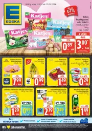 Gazetka promocyjna Edeka - Prospekte - Gazetka - ważna od 17.01 do 17.01.2026 - strona 1 - produkty: almighur, almighurt, banane, bananen, beere, beeren, butter, coupon, coupons, ehrmann, ehrmann almighurt, elle, frosta, frucht, fruchtgummi, fruchtsaft, fruchtsaftgetränk, getränk, hähnchenbrust, himbeer, himbeere, himbeeren, joghur, joghurt, katjes, Lakritz, landliebe, Nektar, oder lakritz, payback, pfanne, pfannen, saft, Streichzart, Ti