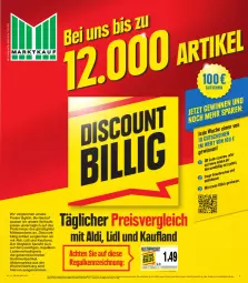 Gazetka promocyjna Marktkauf - Prospekt - Gazetka - ważna od 13.04 do 13.04.2024 - strona 1 - produkty: aktionspreis, aldi, angebot, angebote, deka, discount, eis, gutschein, nivea, regal, reis, Ti, ZTE