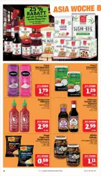 Gazetka promocyjna Marktkauf - Prospekt - Gazetka - ważna od 13.04 do 13.04.2024 - strona 22 - produkty: eis, flasche, kokos, kokosmilch, milch, oryza, reis, sauce, snack, soja, sojasauce, Spezi, Sushi, ZTE