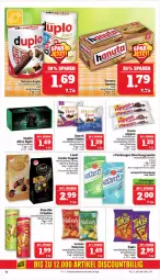 Gazetka promocyjna Marktkauf - Prospekt - Gazetka - ważna od 13.04 do 13.04.2024 - strona 24 - produkty: after eight, discount, duplo, eis, ferrero, hanuta, Kugel, lindor, lindt, merci, milch, natur, natura, pom-bär, reis, schoko, schokolade, storck, Ti, ZTE