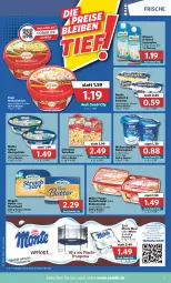 Gazetka promocyjna Combi - Prospekte - Gazetka - ważna od 23.07 do 23.07.2022 - strona 9 - produkty: aufstrich, Becher, beutel, brot, brotaufstrich, butter, eis, filet, filets, gewinnspiel, hering, Herings, heringsfilets, joghur, joghurt, kartoffel, kartoffelsalat, meggle, milch, monte, nadler, natur, naturjoghurt, nestlé, Popp, reis, ring, sahne, salat, smarties, steinhaus, Streichzart, Ti, torte, tortelloni, Trampolin, weihenstephan, zott, Zott Monte, ZTE