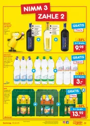 Gazetka promocyjna Netto Marken-Discount - Filial-Angebote - Gazetka - ważna od 18.02 do 18.02.2023 - strona 23 - produkty: Alwa, angebot, bestpreis, chardonnay, eis, fisch, flasche, Geflügel, grand sud, Käse, merl, merlot, mineralwasser, natürliches mineralwasser, orange, reis, rotwein, säfte, Ti, vita, wasser, wein, Weißwein, ZTE