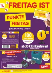 Gazetka promocyjna Netto Marken-Discount - Filial-Angebote - Gazetka - ważna od 18.02 do 18.02.2023 - strona 40 - produkty: akku, auer, bestpreis, Bitset, Bohrschrauber, buch, coupon, deutschlandcard, discount, eduscho, eis, erde, guthabenkarte, gutschein, gutscheine, Holz, HP, koffer, mac, marken-discount, milch, ndk, Rauch, reis, schrauben, Tchibo, Ti