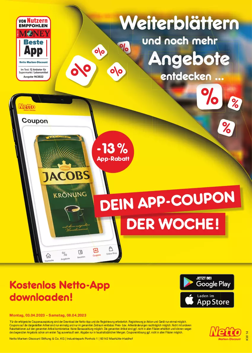 Aktueller Prospekt Netto Marken-Discount - Filial-Angebote - von 03.04 bis 08.04.2023 - strona 45 - produkty: angebot, angebote, coupon, coupons, decke, discount, eis, Holz, LG, marken-discount, reis, Ti, ZTE