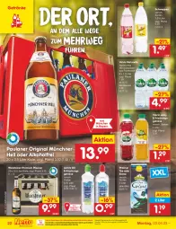 Gazetka promocyjna Netto Marken-Discount - Filial-Angebote - Gazetka - ważna od 08.04 do 08.04.2023 - strona 22 - produkty: alkohol, Alwa, bestpreis, eis, eistee, elle, erfrischungsgetränk, getränk, getränke, gin, mineralwasser, natur, natürliches mineralwasser, ndk, Paula, paulaner, pfanne, Pfanner, pils, pilsener, premium pils, reis, rel, rwe, schweppes, steiner, tee, Ti, usb, volvic, warsteiner, wasser