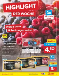 Gazetka promocyjna Netto Marken-Discount - Filial-Angebote - Gazetka - ważna od 08.04 do 08.04.2023 - strona 3 - produkty: angebot, beere, beeren, bestpreis, creme, eis, eiscreme, erdbeere, erdbeeren, heidelbeere, heidelbeeren, himbeer, himbeere, himbeeren, mövenpick, mövenpick eis, reis, Schal, Schale, Ti, usb, ZTE