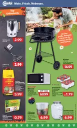 Gazetka promocyjna Combi - Prospekte - Gazetka - ważna od 04.06 do 04.06.2022 - strona 2 - produkty: anzünder, buch, bürste, decke, Deckel, eimer, eis, elle, frucht, garraum, getränk, getränke, getränkespender, Gläser, grill, grill-holzkohle, Holz, holzkohle, Kamin, mac, mikrowelle, reis, rundgrill, sac, teller, Ti, timer, Windschutz