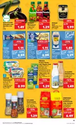 Gazetka promocyjna Kaufland - Prospekt - Gazetka - ważna od 03.04 do 03.04.2024 - strona 13 - produkty: aioli, angebot, angebote, aubergine, baguette, Becher, briketts, buch, butter, develey, dijon-senf, dressing, eier, eis, fisch, fleisch, gewürz, Gewürzmühle, gewürzquark, gin, grill, grillholzkohle, Hellmann's, Holz, holzkohle, HP, ideal für grill, knoblauch, Knoblauchbutter, kräuter, kräuter-butter, kräuterbutter, maille, mayonnaise, meggle, milram, profagus, quark, salat, salatdressing, sauce, saucen, senf, Ti, würzsauce, würzsaucen, Yo, zucchini