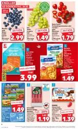 Gazetka promocyjna Kaufland - Prospekt - Gazetka - ważna od 03.04 do 03.04.2024 - strona 2 - produkty: angebot, auer, Bau, Bauer, beere, beeren, choco fresh, cocktail, creme, eis, heidelbeere, heidelbeeren, hochland, Käse, Kinder, Kinder Choco fresh, kuchen, Kuchenschnitte, lachs, landschinken, milram, pflanze, pflanzen, Pflanzenöl, pizza, Räucherlachs, Reibekäse, riegel, rispentomaten, Romatomaten, salz, Schal, Schale, schinken, Schmelzkäse, schoko, schokolade, schokoladen, schwarzwälder schinken, tafeltrauben, Ti, tomate, tomaten, trauben, ZTE