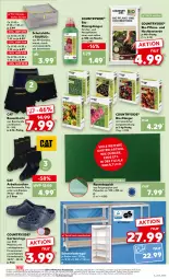 Gazetka promocyjna Kaufland - Prospekt - Gazetka - ważna od 03.04 do 03.04.2024 - strona 41 - produkty: Arbeitssocken, Bau, baumwolle, bermuda, bio, Clogs, dünger, eis, elle, ente, erde, fenster, flasche, flüssigdünger, Garten, je 500-ml-flasche, ndk, Parkside, pflanze, pflanzen, rasen, Rauch, regal, rel, Ria, schuhe, schutzhülle, schwerlastregal, scotch, shirt, shirts, shorts, socken, T-Shirt, teppich, Ti, Tiere, versandkostenfrei, wasser, wolle