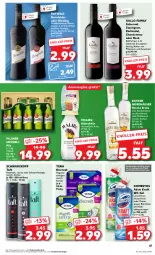 Gazetka promocyjna Kaufland - Prospekt - Gazetka - ważna od 03.04 do 03.04.2024 - strona 49 - produkty: ananas, angebot, angebote, arla, cabernet, cabernet sauvignon, chardonnay, Discreet, domestos, dornfelder, eis, frucht, gallo, gallo family, gewürz, Haarlack, kokos, korn, kraft, lack, likör, Malibu, obst, Obstbrand, oder schaumfestiger, pflaume, pflaumen, pils, pilsner, pilsner urquell, qualitätswein, qualitätsweine, riesling, rotwein, rum, sauvignon, schaumfestiger, schwarzkop, schwarzkopf, Taft, Ti, wc-gel, wein, weine, Wild