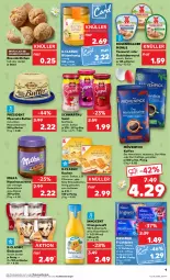 Gazetka promocyjna Kaufland - Prospekt - Gazetka - ważna od 03.04 do 03.04.2024 - strona 9 - produkty: angebot, angebote, aufstrich, Becher, beere, beutel, Blüte, blütenhonig, brot, brotaufstrich, brötchen, butter, creme, dessert, direktsaft, eis, fleisch, frucht, früchte, Früchtetee, fruchtfleisch, geback, gutsleberwurst, haselnuss, Haselnusscreme, honig, Innocent, kaffee, Käse, konfitüre, kuchen, leberwurst, meersalz, milka, mövenpick, mövenpick kaffee, nuss, ohne palmöl, orange, orangen, orangensaft, pflaume, pflaumen, rosen, rügenwalder, rügenwalder mühle, saft, salz, Schwartau, Streuselkuchen, tee, teewurst, Ti, wurst