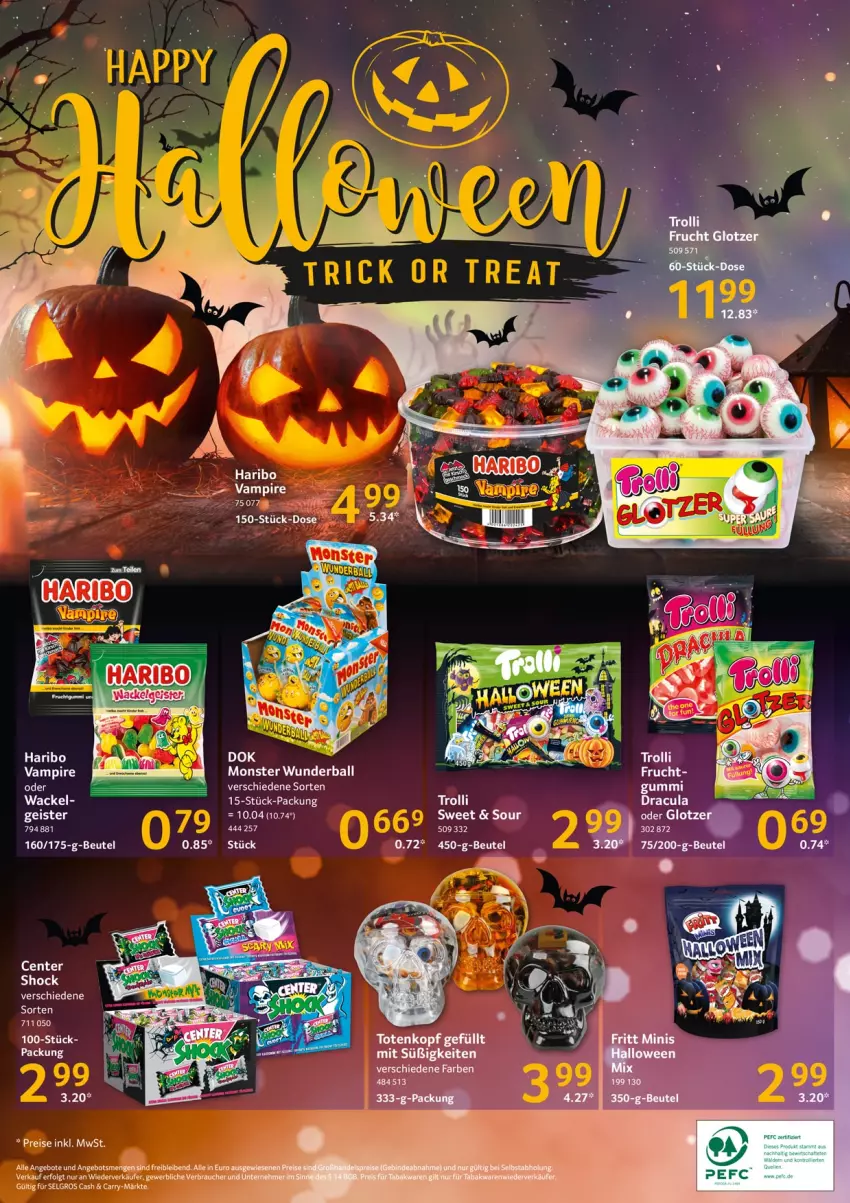 Aktueller Prospekt Selgros - Food - von 20.10 bis 26.10.2022 - strona 24 - produkty: ball, beutel, ente, haribo, LG, monster, tee, Ti, trolli