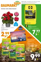 Gazetka promocyjna  - Gazetka - ważna od 04.04 do 04.04.2026 - strona 1 - produkty: Blüte, dünger, erde, geranie, geranien, kräuter, obst, Pelargonium, rasen, Rasenerde, Rollrasen, sac, Ti, topf, usb, wasser