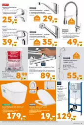 Gazetka promocyjna  - Gazetka - ważna od 04.04 do 04.04.2026 - strona 15 - produkty: aqua, armatur, auto, Bau, brause, garnitur, handbrause, passend für alle, sac, salz, Schal, schläuche, Spültischarmatur, tablet, tablett, Tablette, thermostat, Ti, tisch, Wand-Tiefspül-WC, Wanne, waschtisch, waschtischarmatur, wasser, wc-sitz