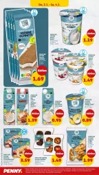 Gazetka promocyjna Penny - Prospekte - Gazetka - ważna od 04.01 do 04.01.2026 - strona 40 - produkty: bio, drink, eis, kokos, kuchen, mandel, mango, Muffin, muffins, natur, pfirsich, reis, Streuselkuchen, Ti