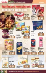Gazetka promocyjna Famila - Prospekte - Gazetka - ważna od 24.12 do 24.12.2021 - strona 16 - produkty: agrarfrost, barilla, Becher, beutel, creme, Datteln, eis, gin, ilag, kartoffel, kartoffeln, Kartoffelpüree, Kette, Knödel, Königin-Pasteten, Kroketten, Mantel, oryza, pasta, pastete, pfanni, pflaume, pflaumen, püree, Ragout, reis, reiss, rotkohl, sauce, saucen, snack, Speck, Spezi, Ti, Trüffel