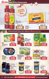 Gazetka promocyjna Famila - Prospekte - Gazetka - ważna od 24.12 do 24.12.2021 - strona 22 - produkty: auer, beutel, bio, bohne, bohnen, bonduelle, champignon, champignons, discount, eier, eiernudeln, eintöpfe, eis, elle, erbsen, filet, filets, flasche, gewürz, gewürzketchup, grüne bohnen, Hela, hering, junge erbsen, ketchup, kirsch, kirsche, kirschen, knorr, Kühne, möhren, nudel, nudeln, reis, ring, sauce, saucen, sauerkirschen, Soße, spargel, Ti, Zabler