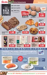 Gazetka promocyjna Famila - Prospekte - Gazetka - ważna od 24.12 do 24.12.2021 - strona 8 - produkty: backwaren, baguette, baguettes, brot, brötchen, Croissant, Dr. Oetker, eis, Faktu, feinkost, filet, fisch, Fischfeinkost, frischfisch, garnelen, Kaiser, Käse, kräuter, kuchen, lachs, lachsfilet, mac, marinade, mestemacher, müsli, natur, pfanne, Pumpernickel, reis, schinken, schoko, sinnack, spitzenqualität, stube, Ti, uhr, vanille